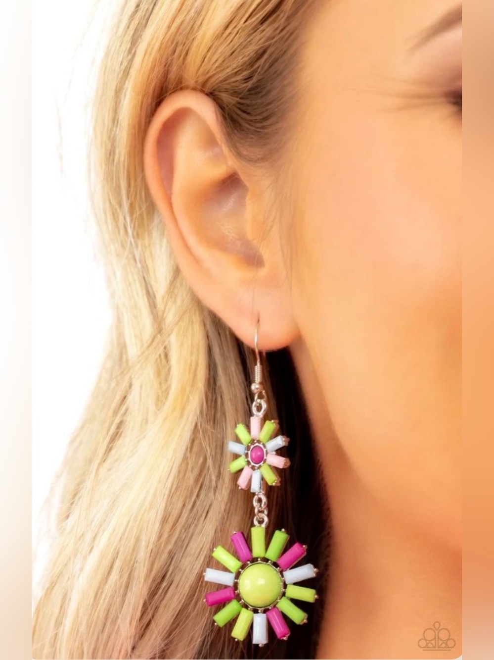 Paparazzi Earring ~ SUN Wild - Multi